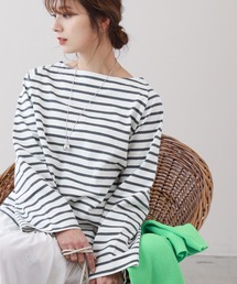 frames RAY CASSIN | WEB限定 フレアスリーブボーダーロンT(Tシャツ/カットソー)