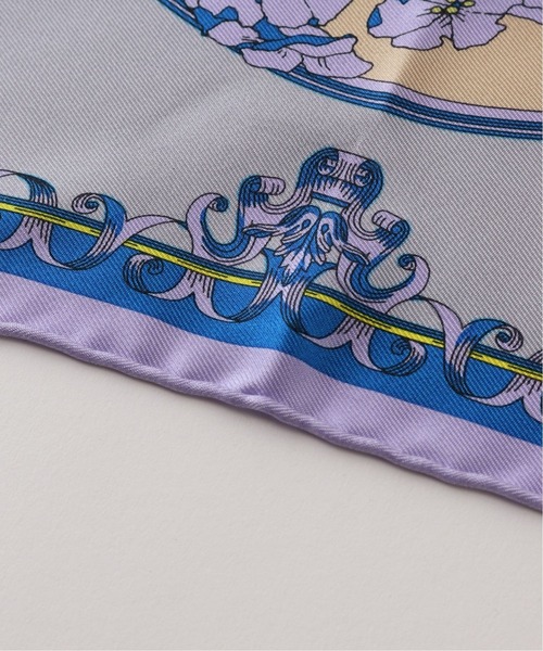 【新品タグ付き】manipuri／マニプリ　サークルフラワー　SILK　スカーフ La TOTALITE（ラトータリテ）の「【manipuri/マニプリ】サークル