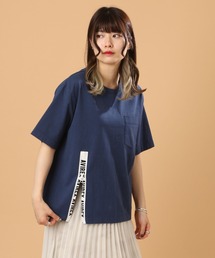 AVIREX | プリンテッド ファスナー トップス/PRINTED FASTENER TOPS(Tシャツ/カットソー)