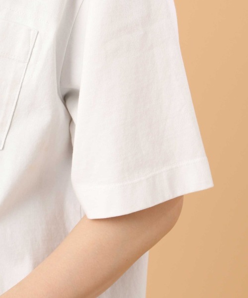 AVIREX（アヴィレックス）の「プリンテッド ファスナー トップス/PRINTED FASTENER TOPS（Tシャツ/カットソー・レディース・グリーン/オフホワイト/ネイビー・FREE）」の8枚目の写真