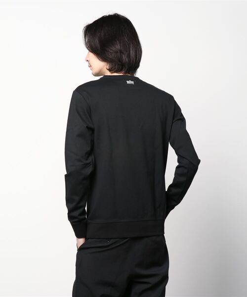 qwerty(クワーティ)の「qwerty (クワーティ)QT Cat Emboss Jersey Pullover(Tシャツ/カットソー・メンズ・ホワイト/ブラック・MEDIUM/LARGE/X-LARGE)」の3枚目の写真