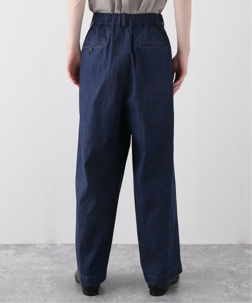 EDIFICE LA BOUCLE（エディフィスラブークル）の「【LA BOUCLE】2タック HUGEASY デニム（デニムパンツ・メンズ・ネイビー・1/2）」の8枚目の写真
