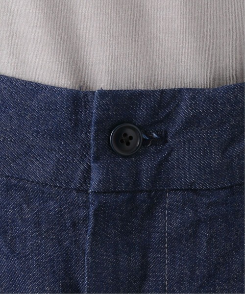 EDIFICE LA BOUCLE（エディフィスラブークル）の「【LA BOUCLE】2タック HUGEASY デニム（デニムパンツ・メンズ・ネイビー・1/2）」の7枚目の写真
