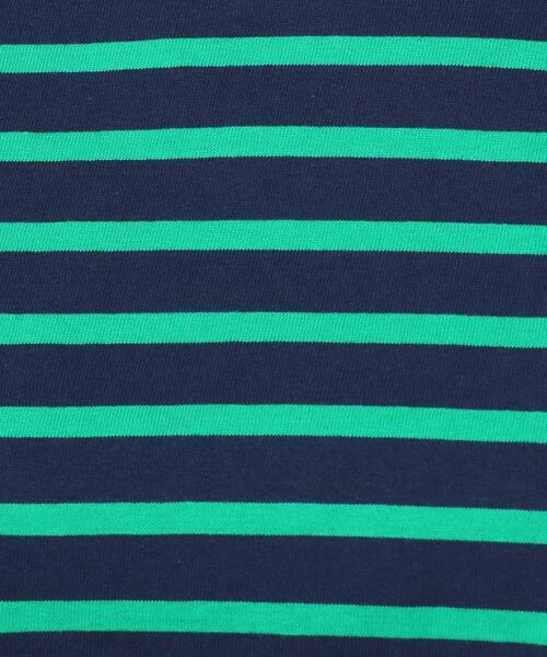 Cutie Blonde（キューティーブロンド）の「◆【S-L】天竺ボーダーカットソー（Tシャツ/カットソー・レディース・アイボリー/ブラック系2/ネイビー系7/イエロー系9・01/02/03）」の15枚目の写真