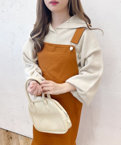 PairPair（ペアペア）の「マーメイドジャンスカ（つなぎ/オールインワン・レディース・オレンジ/ライトベージュ・フリー）」の12枚目の写真