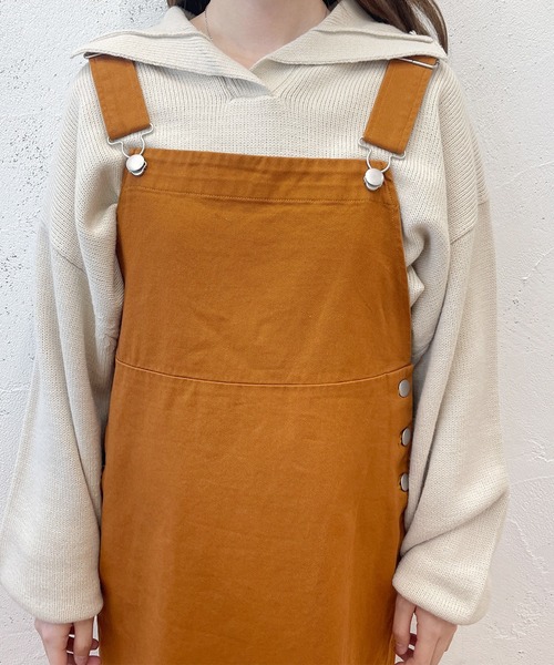 PairPair（ペアペア）の「マーメイドジャンスカ（つなぎ/オールインワン・レディース・オレンジ/ライトベージュ・フリー）」の18枚目の写真