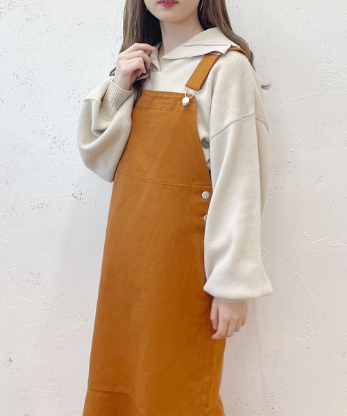 PairPair（ペアペア）の「マーメイドジャンスカ（つなぎ/オールインワン・レディース・オレンジ/ライトベージュ・フリー）」の13枚目の写真