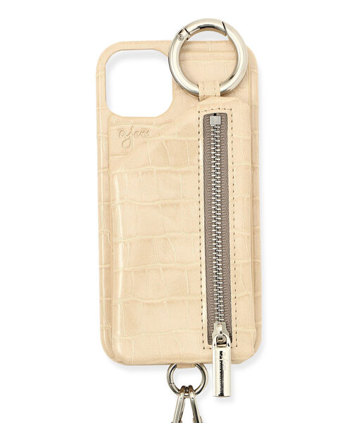 ajew（エジュー）の「ajew/エジュー/【ひも付き】クロコ iPhone13（スマホケース/カバー・メンズ・ブラック/ベージュ/ネイビー/ブラウン/グリーン/ピンク・FREE/F）」の3枚目の写真