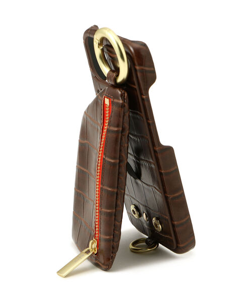 ajew（エジュー）の「ajew/エジュー/【ひも付き】クロコ iPhone13（スマホケース/カバー・メンズ・ブラック/ベージュ/ネイビー/ブラウン/グリーン/ピンク・FREE/F）」の13枚目の写真