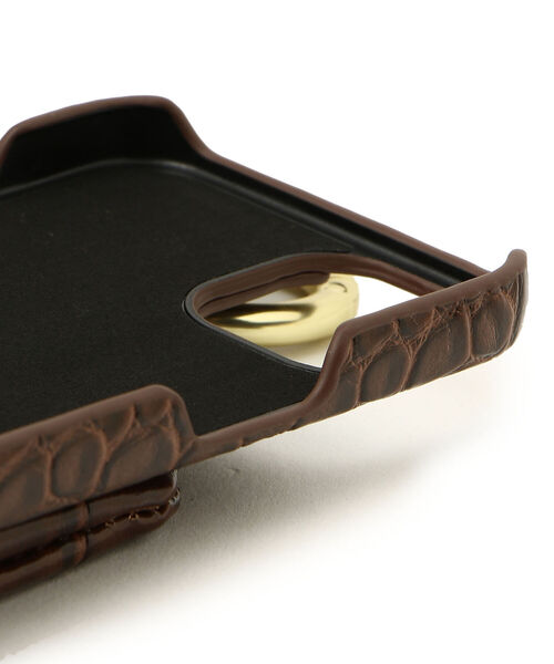 ajew（エジュー）の「ajew/エジュー/【ひも付き】クロコ iPhone13（スマホケース/カバー・メンズ・ブラック/ベージュ/ネイビー/ブラウン/グリーン/ピンク・FREE/F）」の15枚目の写真