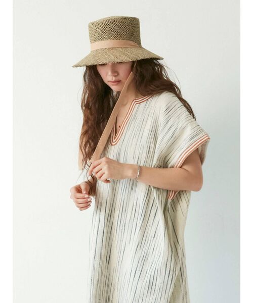 Ungrid（アングリッド）の「リボンデザイン雑材HAT（ハット・レディース・ベージュ・FREE）」の8枚目の写真