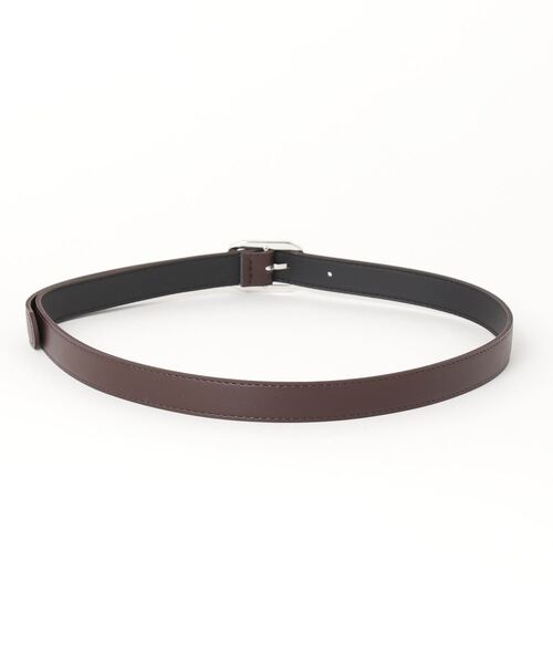 Aunt Marie's(アントマリーズ)の「フェイクレザースクエアバックルベルト(ベルト・レディース・ベージュ/ブラウン/ブラック・FREE)」の5枚目の写真