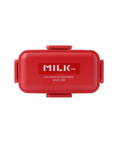 MILKFED.（ミルクフェド）の「LIFE STYLE｜LOGO LUNCH BOX RED（お弁当箱・レディース・レッド・ONE SIZE）」の13枚目の写真