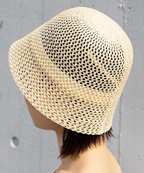 CONTROL FREAK / CTFK(コントロールフリーク)の「CONTROL FREAK(コントロールフリーク)透かしサーモバケット(ハット・レディース・アイボリー/ブラック/グレー/カーキ・FREE)」の17枚目の写真