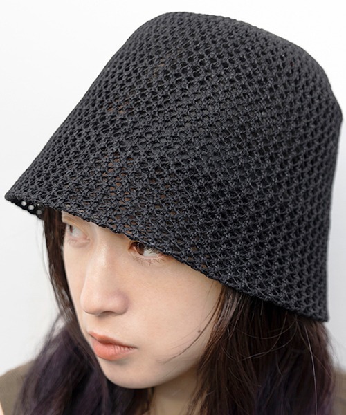 CONTROL FREAK / CTFK(コントロールフリーク)の「CONTROL FREAK(コントロールフリーク)透かしサーモバケット(ハット・レディース・アイボリー/ブラック/グレー/カーキ・FREE)」の19枚目の写真