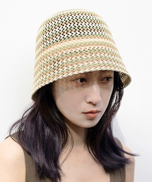 CONTROL FREAK / CTFK(コントロールフリーク)の「CONTROL FREAK(コントロールフリーク)透かしサーモバケット(ハット・レディース・アイボリー/ブラック/グレー/カーキ・FREE)」の20枚目の写真