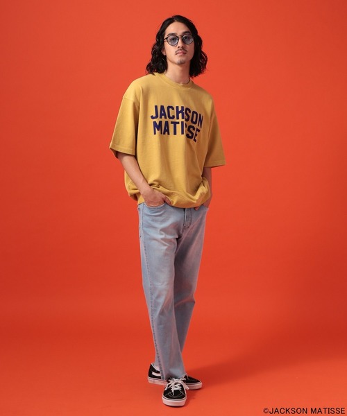BAYFLOW(ベイフロー)の「【JACKSON MATISSE(ジャクソンマティス)×BAYFLOW】ハーフスリーブTEE(Tシャツ/カットソー・メンズ・チャコール/グリーン/ピンク/イエロー・LARGE/MEDIUM)」の5枚目の写真