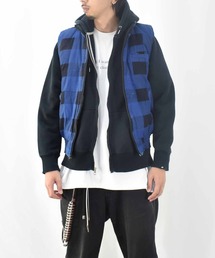 【ヴィンテージ古着】OPEN TRAILS チェック柄 中綿入り ベスト