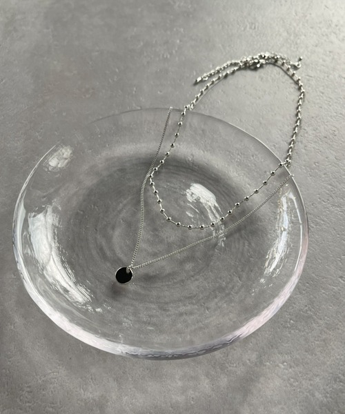 iso（イソ）の「ボール×スキニーチェーン２連ネックレス（ネックレス・レディース・シルバー/ゴールド・FREE）」の6枚目の写真