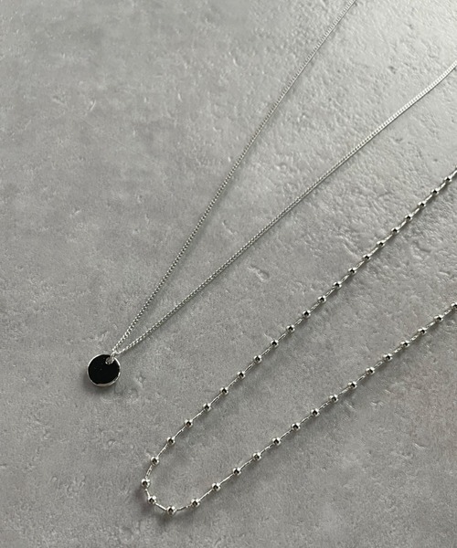 iso（イソ）の「ボール×スキニーチェーン２連ネックレス（ネックレス・レディース・シルバー/ゴールド・FREE）」の8枚目の写真