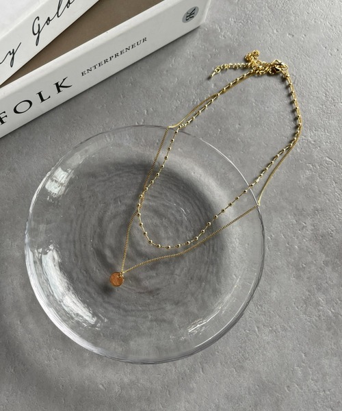 iso（イソ）の「ボール×スキニーチェーン２連ネックレス（ネックレス・レディース・シルバー/ゴールド・FREE）」の14枚目の写真