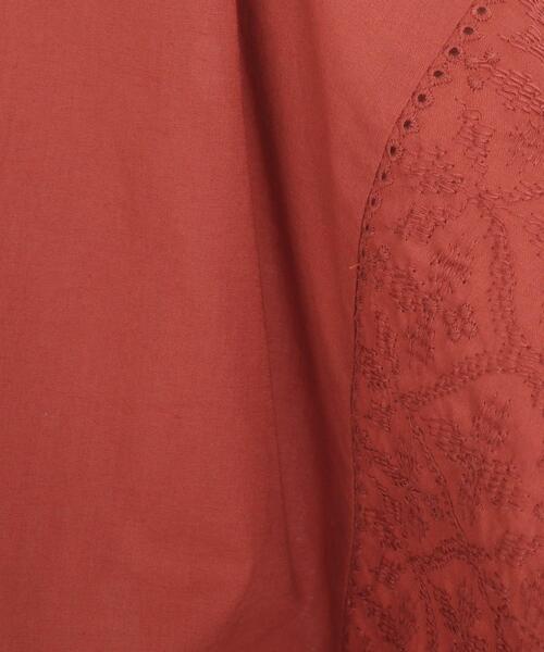 Cutie Blonde（キューティーブロンド）の「◆【インド綿】刺繍ブラウス（シャツ/ブラウス・レディース・マスタード/ダークオレンジ/ライトグリーン/オフホワイト・00）」の5枚目の写真