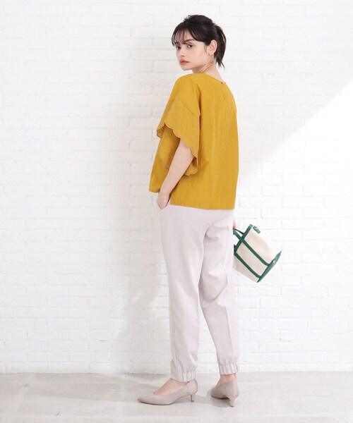 Cutie Blonde（キューティーブロンド）の「◆【インド綿】刺繍ブラウス（シャツ/ブラウス・レディース・マスタード/ダークオレンジ/ライトグリーン/オフホワイト・00）」の16枚目の写真