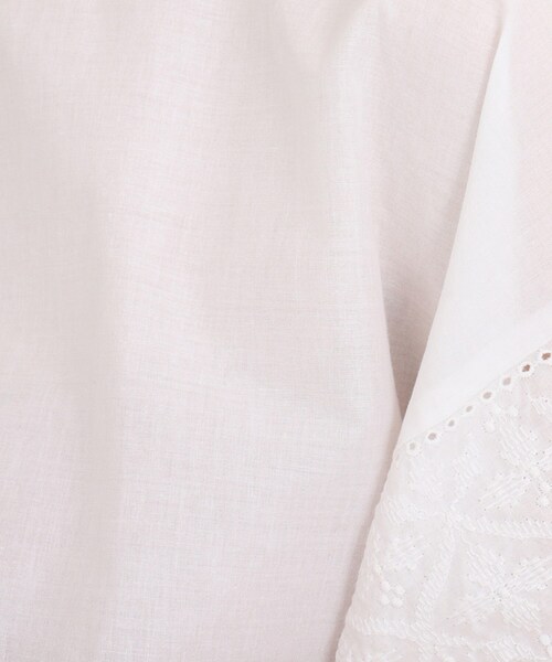 Cutie Blonde（キューティーブロンド）の「◆【インド綿】刺繍ブラウス（シャツ/ブラウス・レディース・マスタード/ダークオレンジ/ライトグリーン/オフホワイト・00）」の17枚目の写真