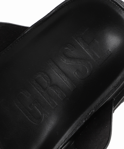 GRISE（グリーズ）の「GRISE レザーVIBRAMレースUPサンダル（サンダル・レディース・ブラック系その他/ベージュ・38/36/37/35/39）」の7枚目の写真