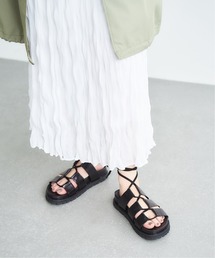 GRISE | GRISE レザーVIBRAMレースUPサンダル(サンダル)