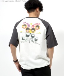 THE Beatles ザ ビートルズ ラグラン バックプリントTシャツ