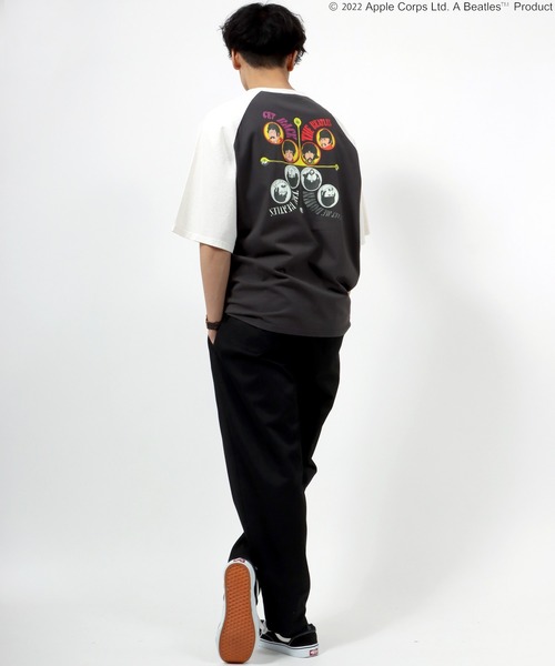 The Beatles(ザビートルズ)の「THE Beatles ザ ビートルズ ラグラン バックプリントTシャツ(Tシャツ/カットソー・メンズ・オフホワイト/スミクロ・M/L)」の15枚目の写真