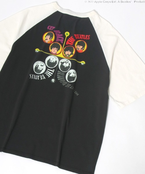 The Beatles(ザビートルズ)の「THE Beatles ザ ビートルズ ラグラン バックプリントTシャツ(Tシャツ/カットソー・メンズ・オフホワイト/スミクロ・M/L)」の17枚目の写真