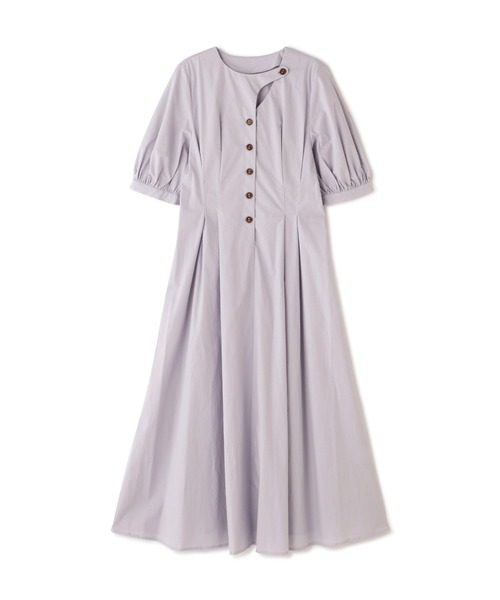 N.（N. Natural Beauty Basic）（エヌエヌナチュラルビューティーベーシック）の「◆カーブフラップコットンワンピース（ワンピース・レディース・スミクロ/ブルー/ホワイト・MEDIUM）」の17枚目の写真