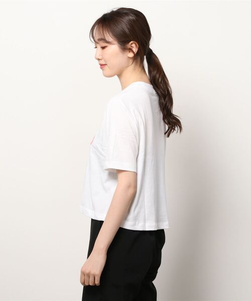UNDER ARMOUR（アンダーアーマー）の「アンダーアーマー  UA Live Novelty Silo Tee（Tシャツ/カットソー・レディース・ホワイト/ブラック・L/XL/M/S）」の3枚目の写真