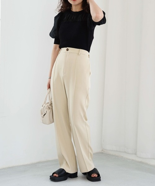 archives（アルシーヴ）の「シアーキリカエニットプルオーバー（ニット/セーター・レディース・ブラック/ブルー/アイボリー・MEDIUM）」の11枚目の写真