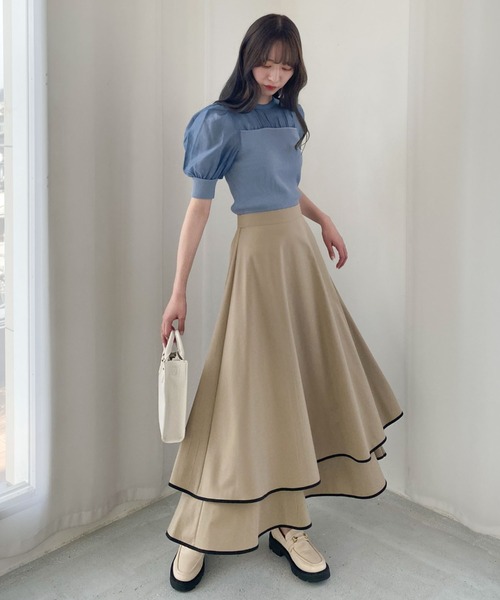 archives（アルシーヴ）の「シアーキリカエニットプルオーバー（ニット/セーター・レディース・ブラック/ブルー/アイボリー・MEDIUM）」の17枚目の写真