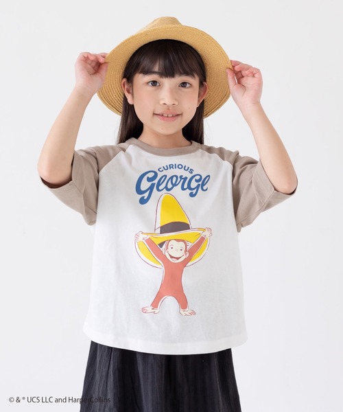 JAM & LINK（ジャムアンドリンク）の「おさるのジョージ 半袖Tシャツ（Tシャツ/カットソー・キッズ・A/D/F/B/C/E・110cm/120cm/80ｃｍ/100cm/130cm/90cm）」の3枚目の写真