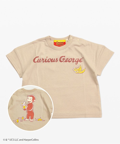 JAM & LINK（ジャムアンドリンク）の「おさるのジョージ 半袖Tシャツ（Tシャツ/カットソー・キッズ・A/D/F/B/C/E・110cm/120cm/80ｃｍ/100cm/130cm/90cm）」の4枚目の写真