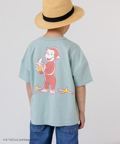 JAM & LINK（ジャムアンドリンク）の「おさるのジョージ 半袖Tシャツ（Tシャツ/カットソー・キッズ・A/D/F/B/C/E・110cm/120cm/80ｃｍ/100cm/130cm/90cm）」の5枚目の写真