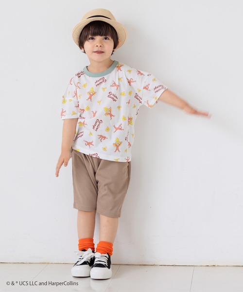 JAM & LINK（ジャムアンドリンク）の「おさるのジョージ 半袖Tシャツ（Tシャツ/カットソー・キッズ・A/D/F/B/C/E・110cm/120cm/80ｃｍ/100cm/130cm/90cm）」の10枚目の写真