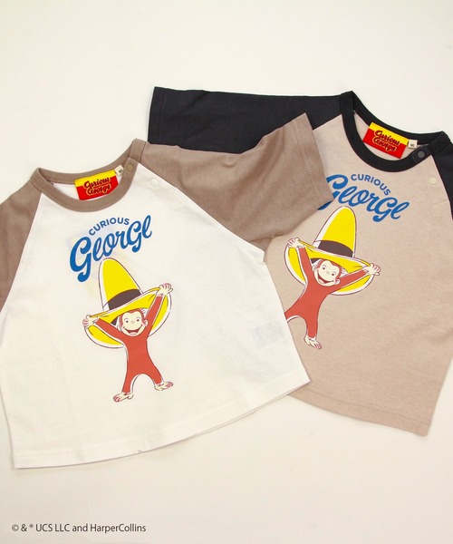 JAM & LINK（ジャムアンドリンク）の「おさるのジョージ 半袖Tシャツ（Tシャツ/カットソー・キッズ・A/D/F/B/C/E・110cm/120cm/80ｃｍ/100cm/130cm/90cm）」の15枚目の写真