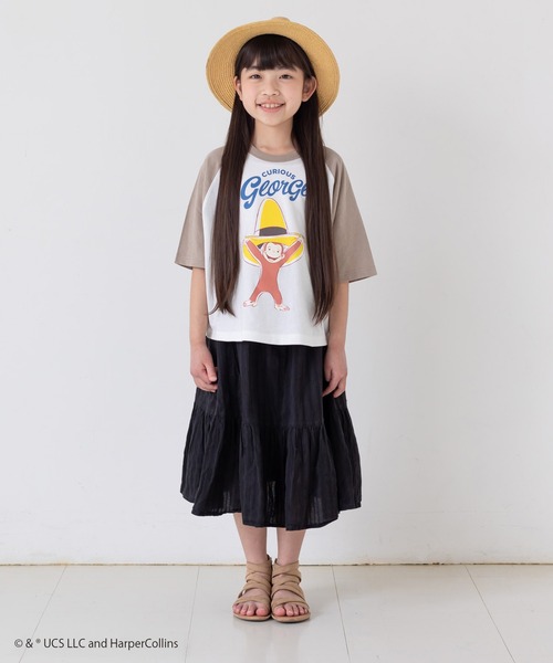 JAM & LINK（ジャムアンドリンク）の「おさるのジョージ 半袖Tシャツ（Tシャツ/カットソー・キッズ・A/D/F/B/C/E・110cm/120cm/80ｃｍ/100cm/130cm/90cm）」の8枚目の写真