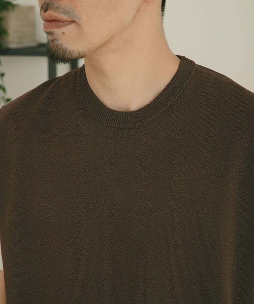 ITEMS URBANRESEARCH（アイテムズ アーバンリサーチ）の「マシンウォッシャブル ニットベスト（ベスト・メンズ・チャコールグレー/ブラック/ブラウン・MEDIUM/LARGE）」の12枚目の写真