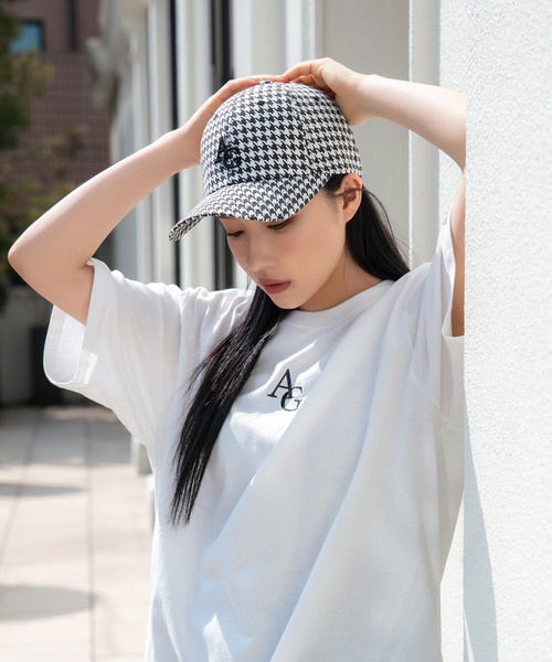 ANDGEEBEE（アンジービー）の「UNISEX 千鳥ロゴキャップ（キャップ・レディース・ブラック×ホワイト・FREE）」の9枚目の写真