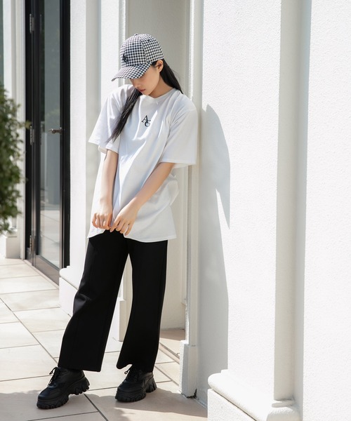 ANDGEEBEE（アンジービー）の「UNISEX 千鳥ロゴキャップ（キャップ・レディース・ブラック×ホワイト・FREE）」の12枚目の写真