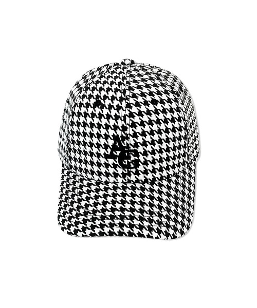 ANDGEEBEE（アンジービー）の「UNISEX 千鳥ロゴキャップ（キャップ・レディース・ブラック×ホワイト・FREE）」の5枚目の写真