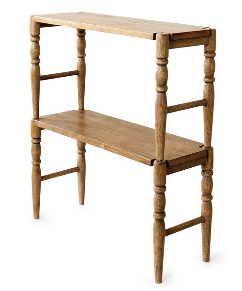 USEDo（ユーズド）の「アンティークな佇まい 積み重ねられる木製ラック