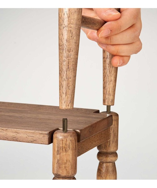 USEDo（ユーズド）の「アンティークな佇まい 積み重ねられる木製ラック