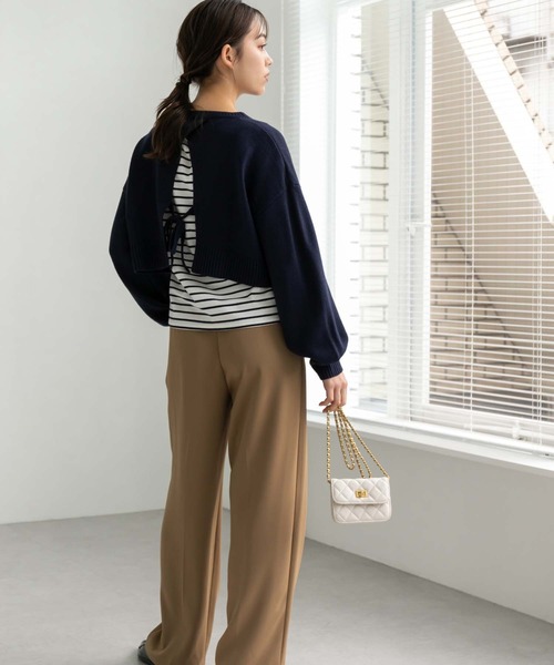 Edit Sheen（エディットシーン）の「【ZOZO限定】キルティングチェーンミニバッグ（ショルダーバッグ・レディース・ホワイト/ブラック/インディゴブルー・FREE）」の4枚目の写真